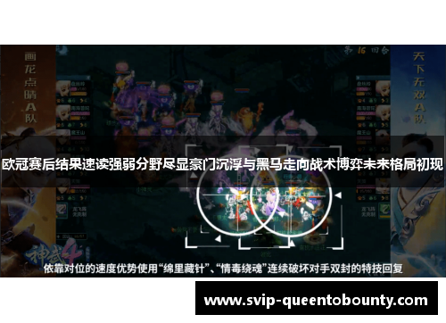 欧冠赛后结果速读强弱分野尽显豪门沉浮与黑马走向战术博弈未来格局初现